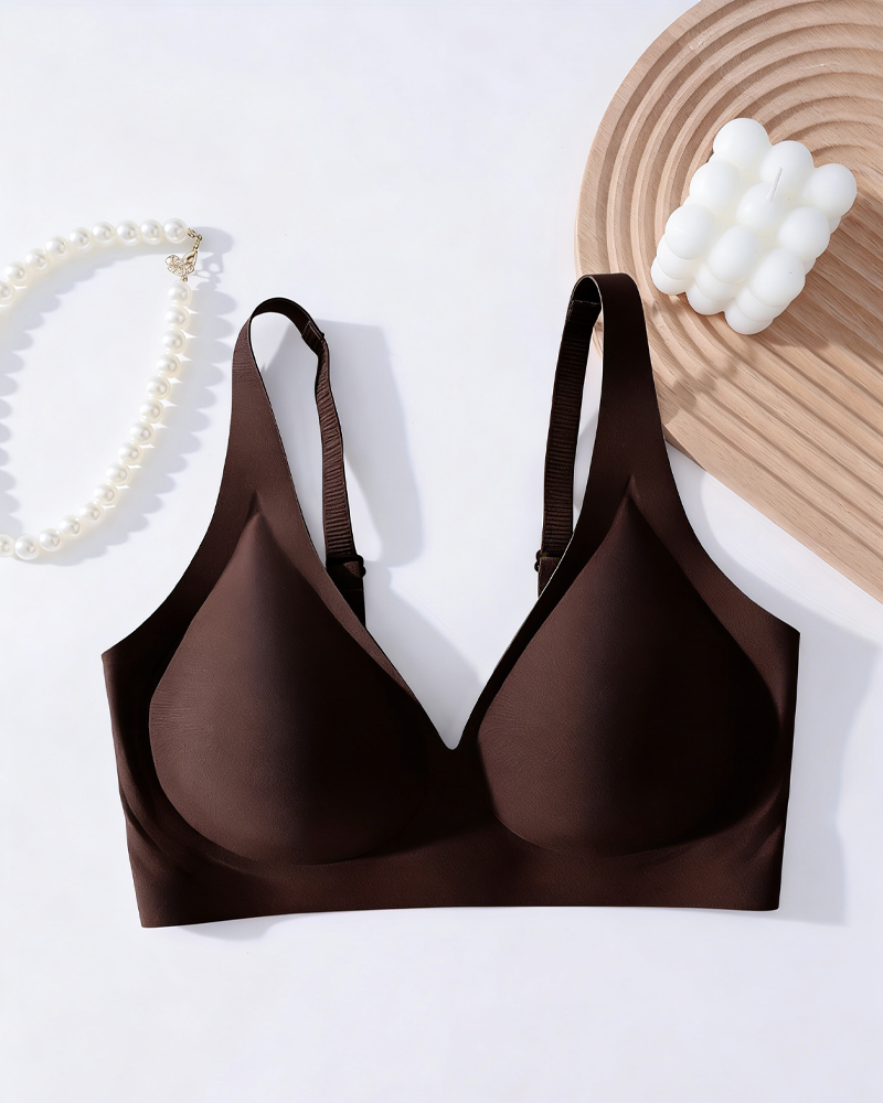 Jelly-Like Seamless Underwear Comfortable And Supportive Wire-Free Bra