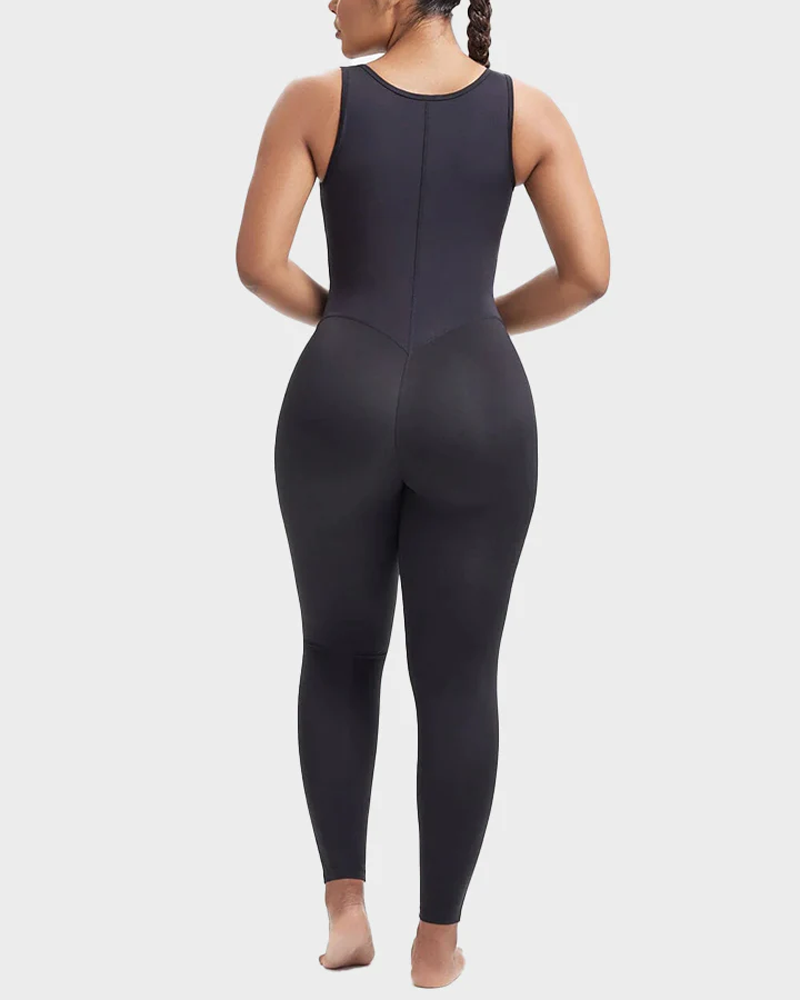 Shaping Sweat-Wicking Sauna-Style Sports Trousers Bodysuit (Pre-Sale)