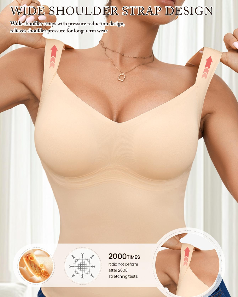 Seamless Comfortable Waist-Cinching Tummy-Control Shaping Top