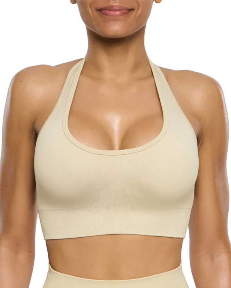 Halter Bra Medium Low Impact Sports Bras