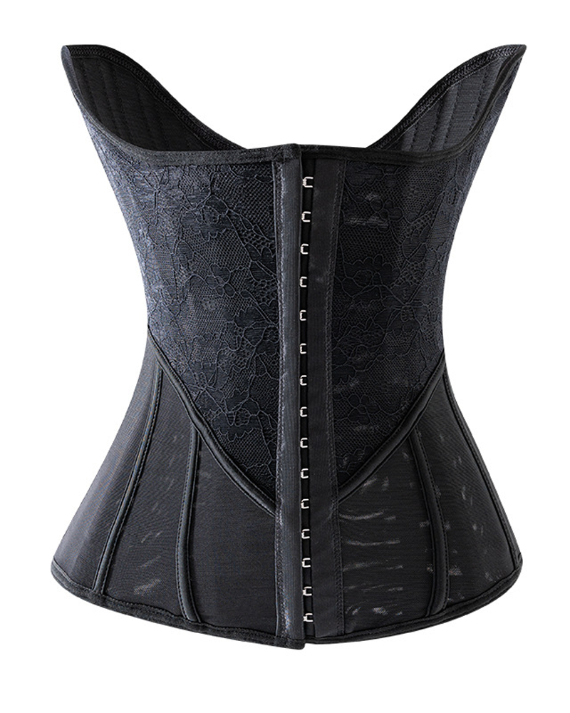 Mesh Compression Waist Shaping And Tummy Control Body Shaping Garment-Curvy-Faja