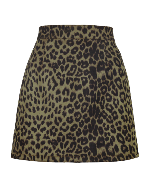 Leopard Print Sexy Hip Skirt (Pre-Sale)