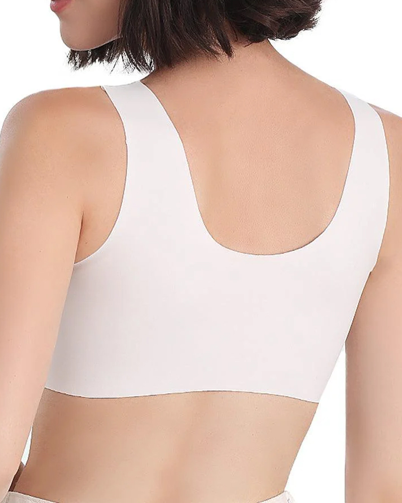 Front Clasp Push Up Bra-Curvy-Faja