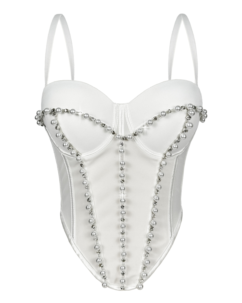 Curvy-faja Pearl-Shaped Slimming Waist-Shaping Fishbone Corset