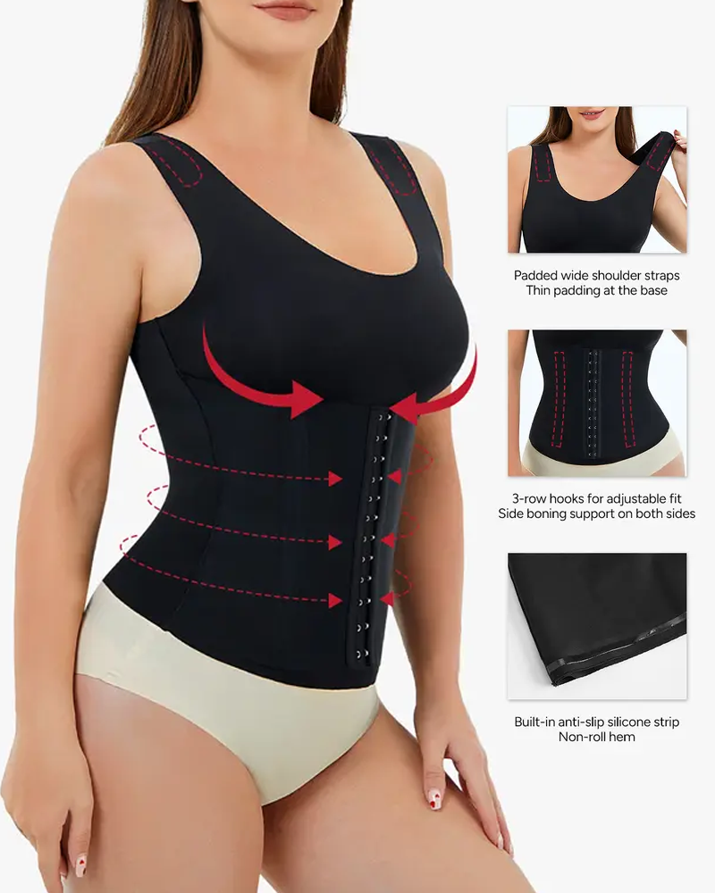 Elastic Slim Fit Waist Shaping Vest Top