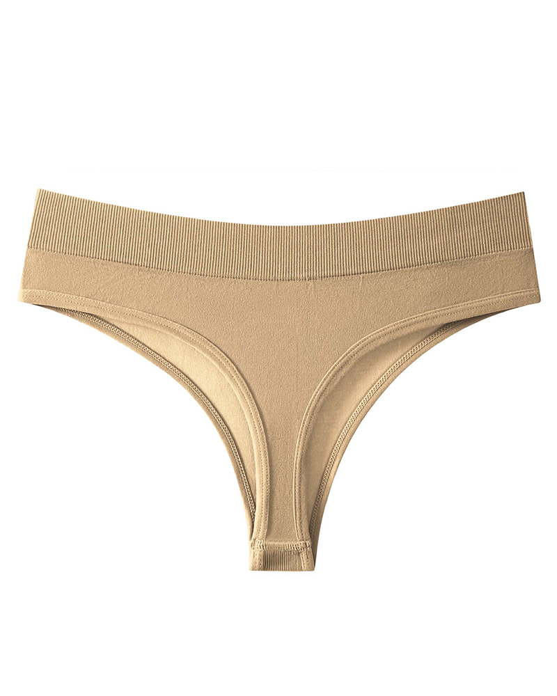 Sexy Invisible Sports Fitness Thong Briefs-Curvy-Faja