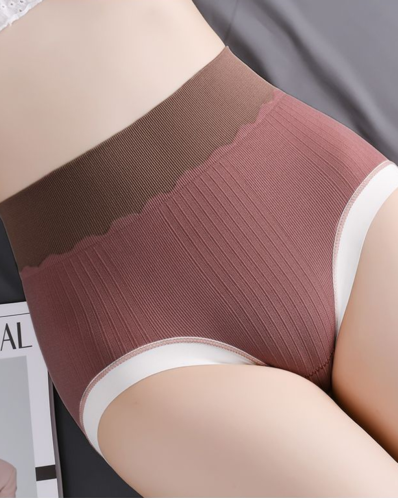 High Waisted Tummy Control And Hip Lifting Briefs