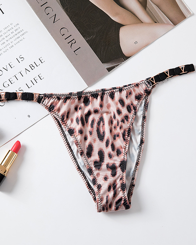 Sexy V-Shaped Metallic Ice Silk Panties-Curvy-Faja