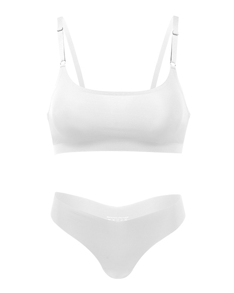 Seamless Thin Sexy Lingerie Set-Curvy-Faja