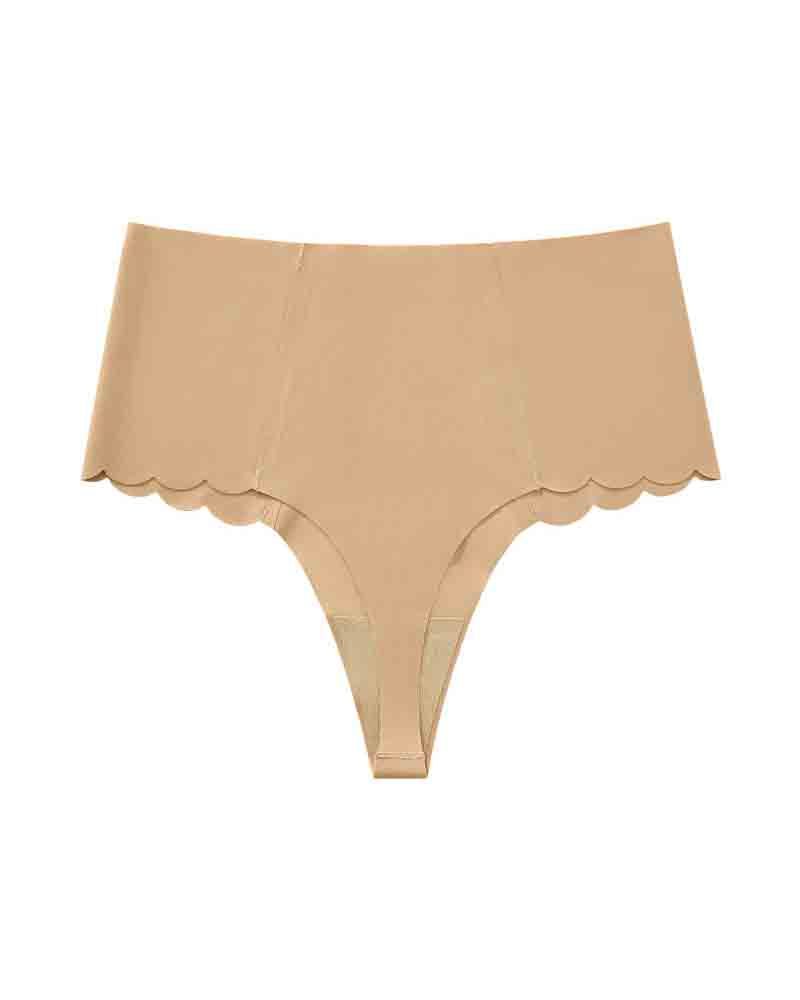 Seamless Wave Edge Invisible Women's Yoga Panties