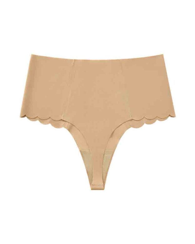 Seamless Wave Edge Invisible Women's Yoga Panties