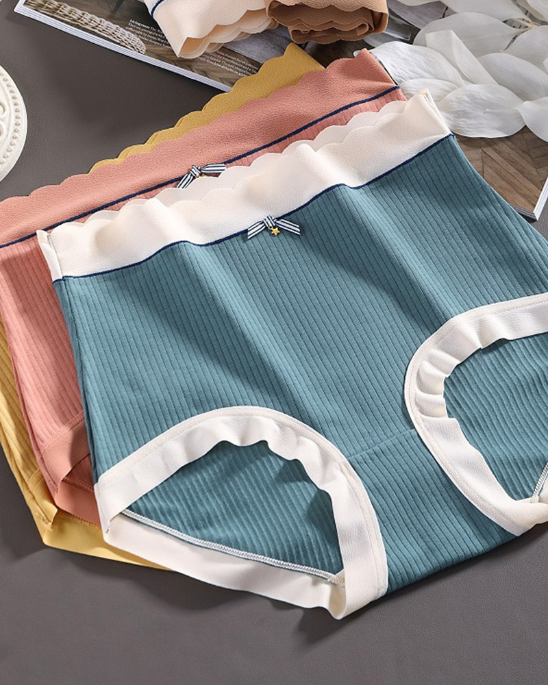 Mulberry Silk Antibacterial Crotch High Waist Seamless Tummy Control Underwear