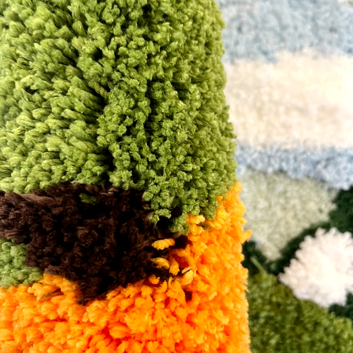 MOSS Luxury Green Moss Style Turfting Rugs Irregular Moss Carpet Landscape Rug Patio Nordic Fluffy Bedside Area Rug Abstract Art Mat