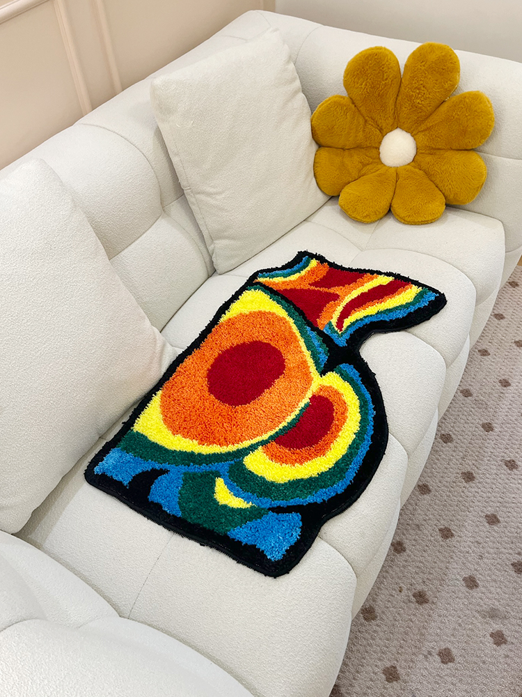 Sexy Butt Temperature Creative Door Mat Soft Tufted Bathroom Rug Body Pattern Cartoon Carpet Cute Bedside Carpet Home Room Decor