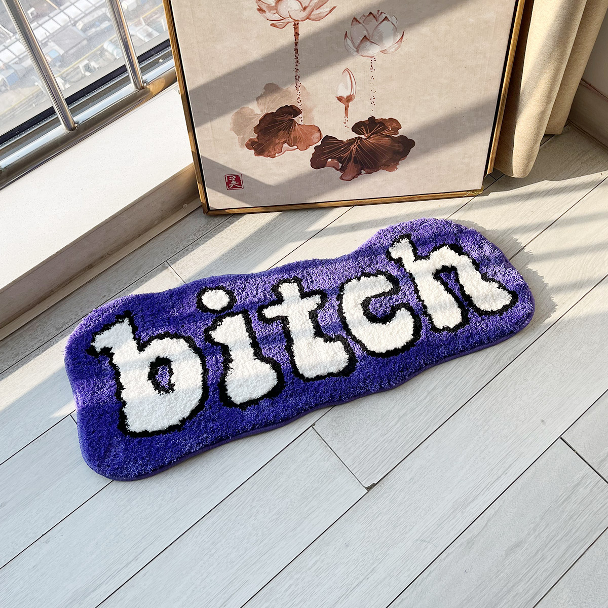 Purple Bitch Rug