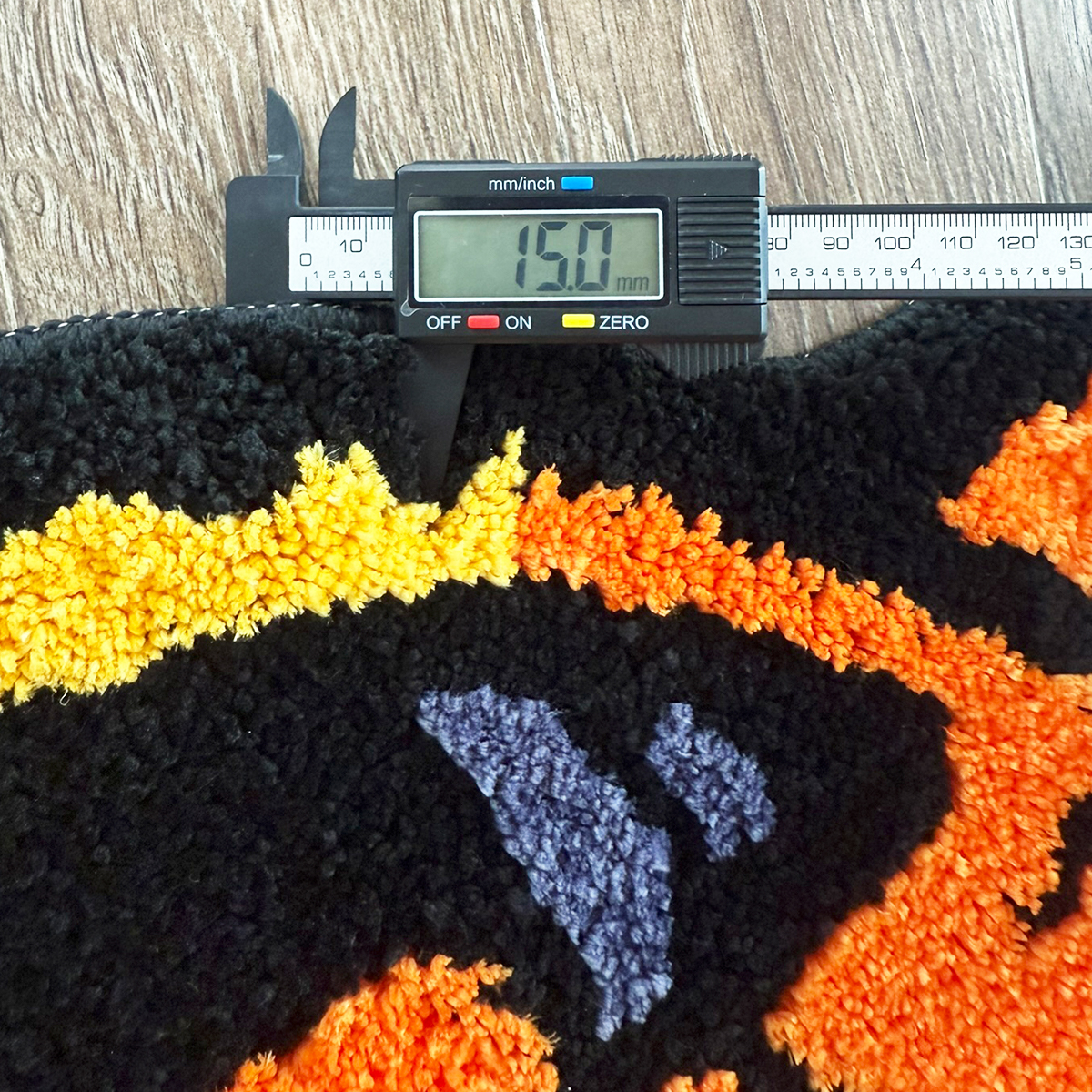 Cartoon Sports Car Tufted Rug, Vibrant Orange & Yellow Gradient Plush Floor Mat, Anti-Slip Irregular Shaped Carpet for Car Enthusiasts, Gaming Room & Bedroom Decor