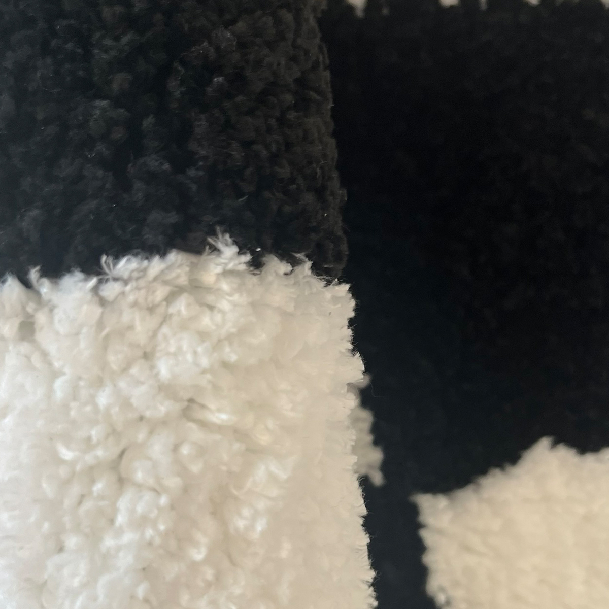 Circular Checkerboard Pattern Tufted Rug No.8 Billiards Mat Korean Style Soft Living Room Carpet Area Floor Pad Doormat Decor