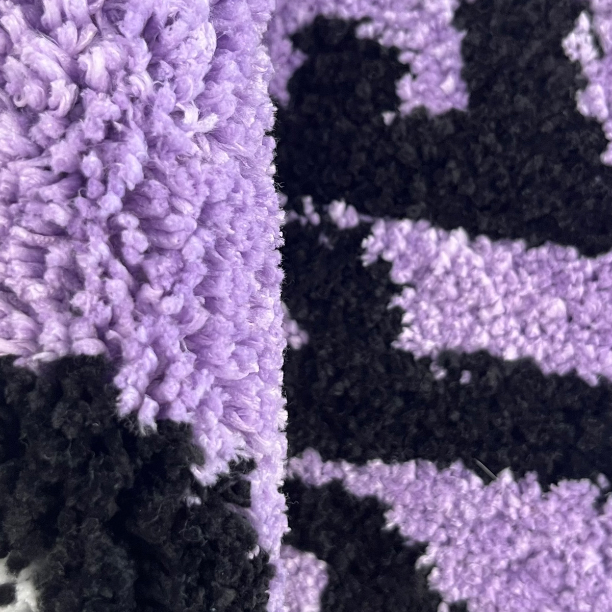 Purple Crystal Ball Tufting Rug Bedroom Mat Soft Bathroom Foot Pad Living Area Carpet Anti-slip Hallway Rug Aesthetic Home Room