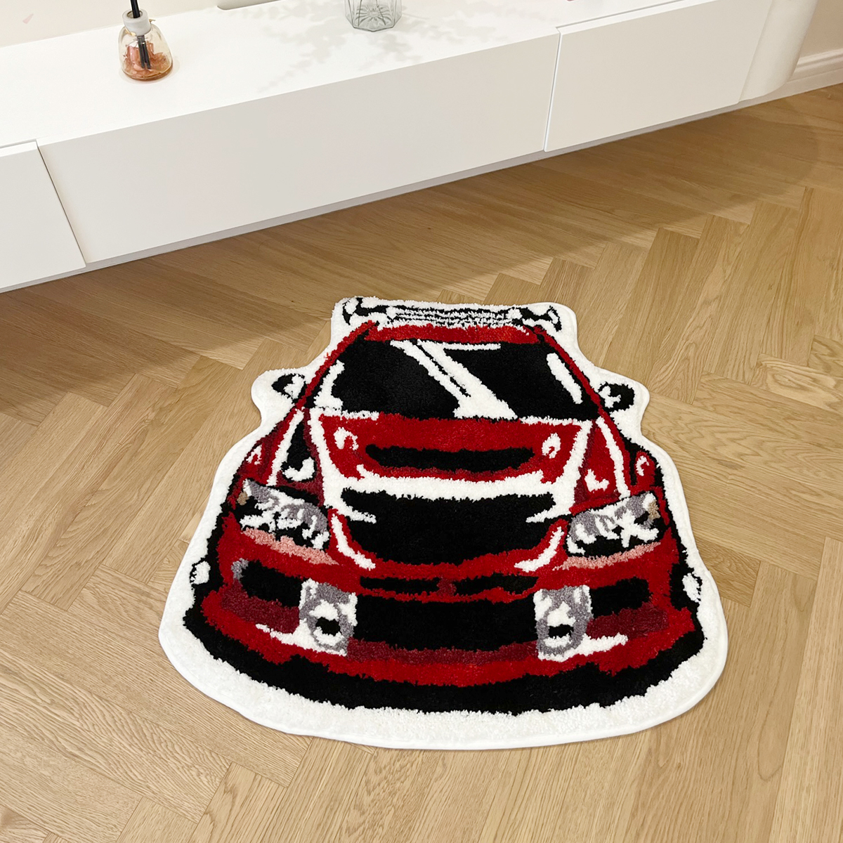 Red Car Rug