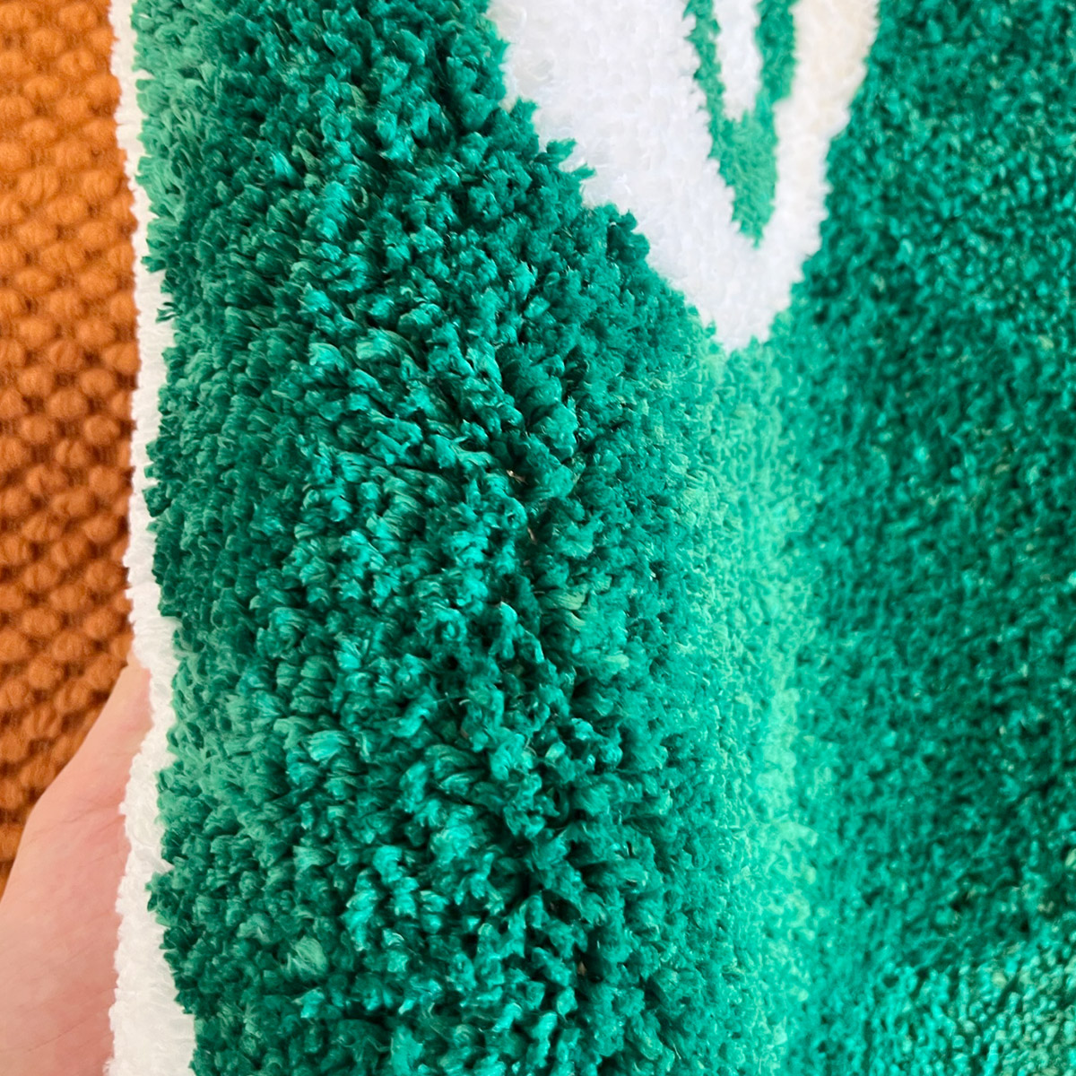 Round Tufting Number 8 Rug Soft Green Mat Billiards Ball Carpet Children Bedroom Corridor Floor Foot Pad Home Room Decor Gift