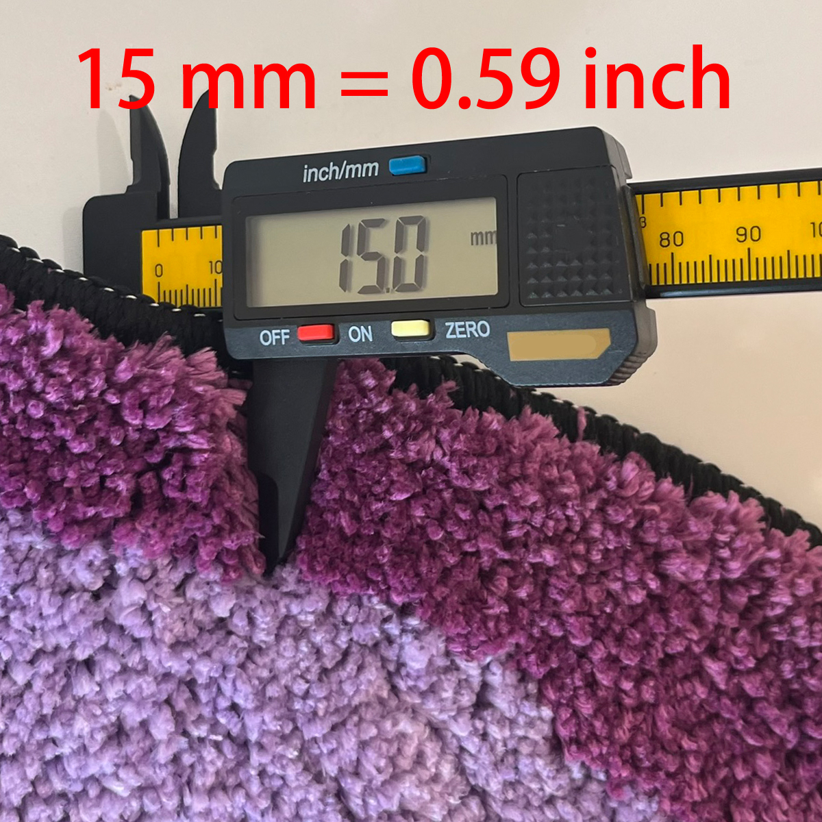 Purple Crystal Ball Tufting Rug Bedroom Mat Soft Bathroom Foot Pad Living Area Carpet Anti-slip Hallway Rug Aesthetic Home Room