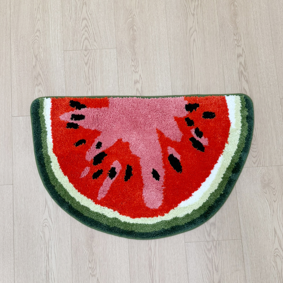 Holiday Tufting Watermelon Bathroom Mat Soft Fluffy Fruit Bedroom Carpet Bathmat Area Floor Pad Doormat Aesthetic Home Room