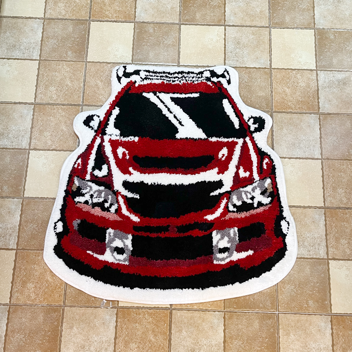 Red Car Rug