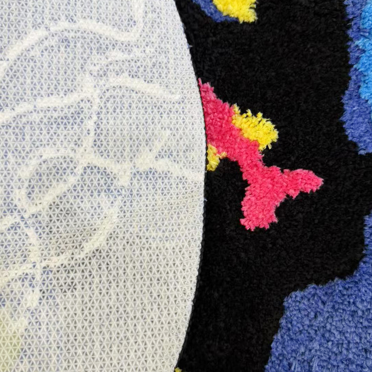 Underwater World Marine Organism Blue Tufted Rug Mat Soft Living Room Carpet Bathroom Area Floor Pad Bedroom Doormat Aesthetic