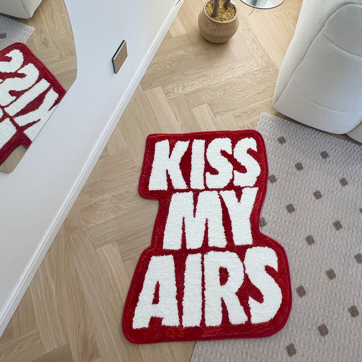 Kiss my airs rug