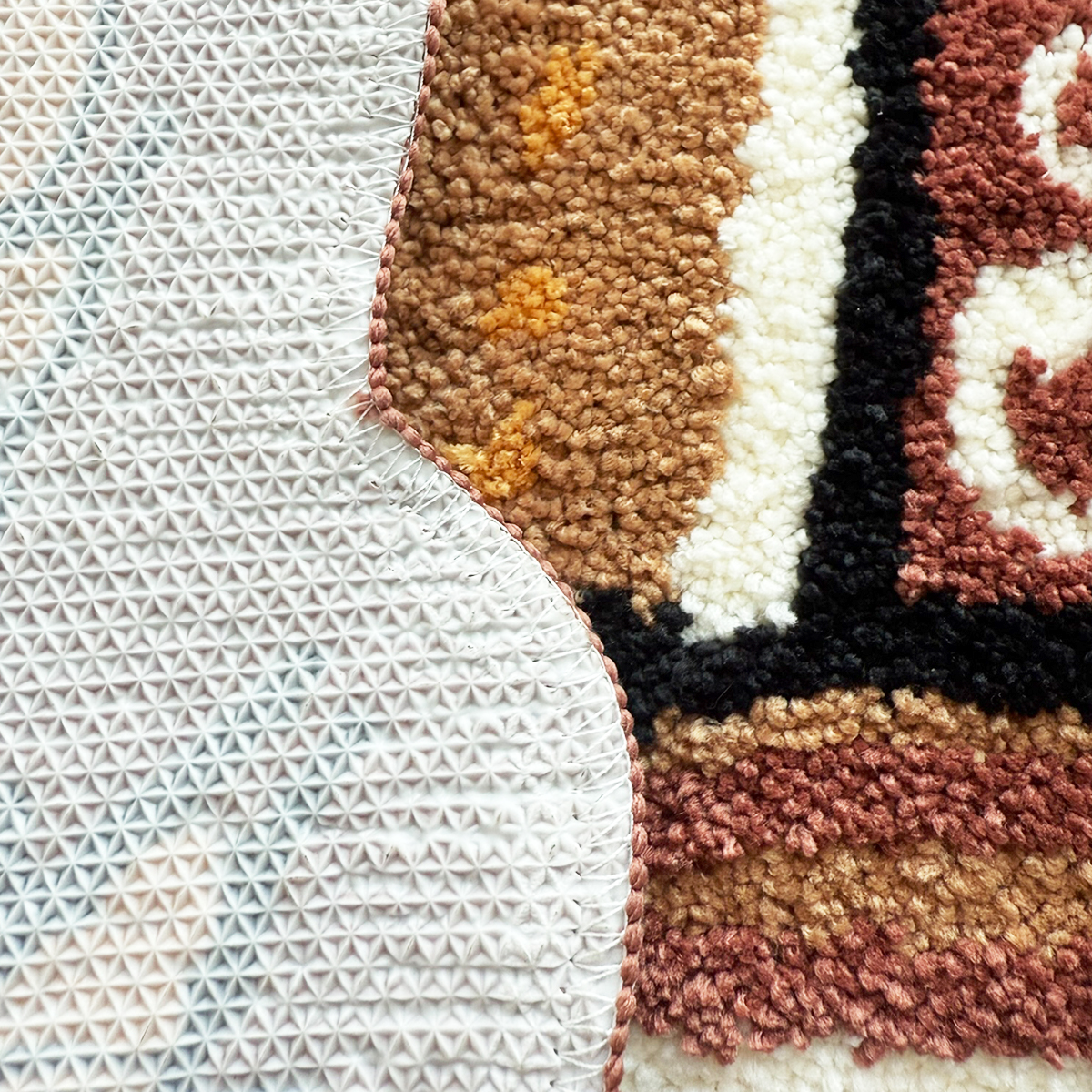 Beer Mug & Barrel Tufted Rug - Vibrant Retro Style Anti-Slip Floor Mat for Home Bar, Kitchen & Man Cave Decor.