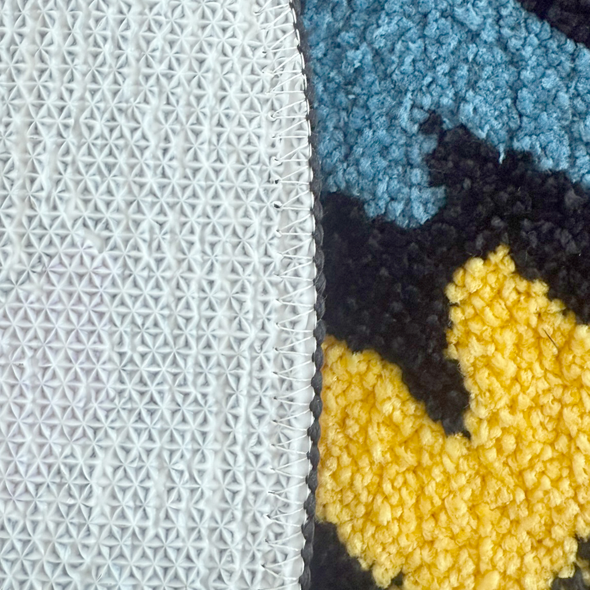 4:20 Graffiti Watch Tufted Rug - Colorful Lightning Pattern Anti-Slip Floor Mat for Street Style Home & Dorm.