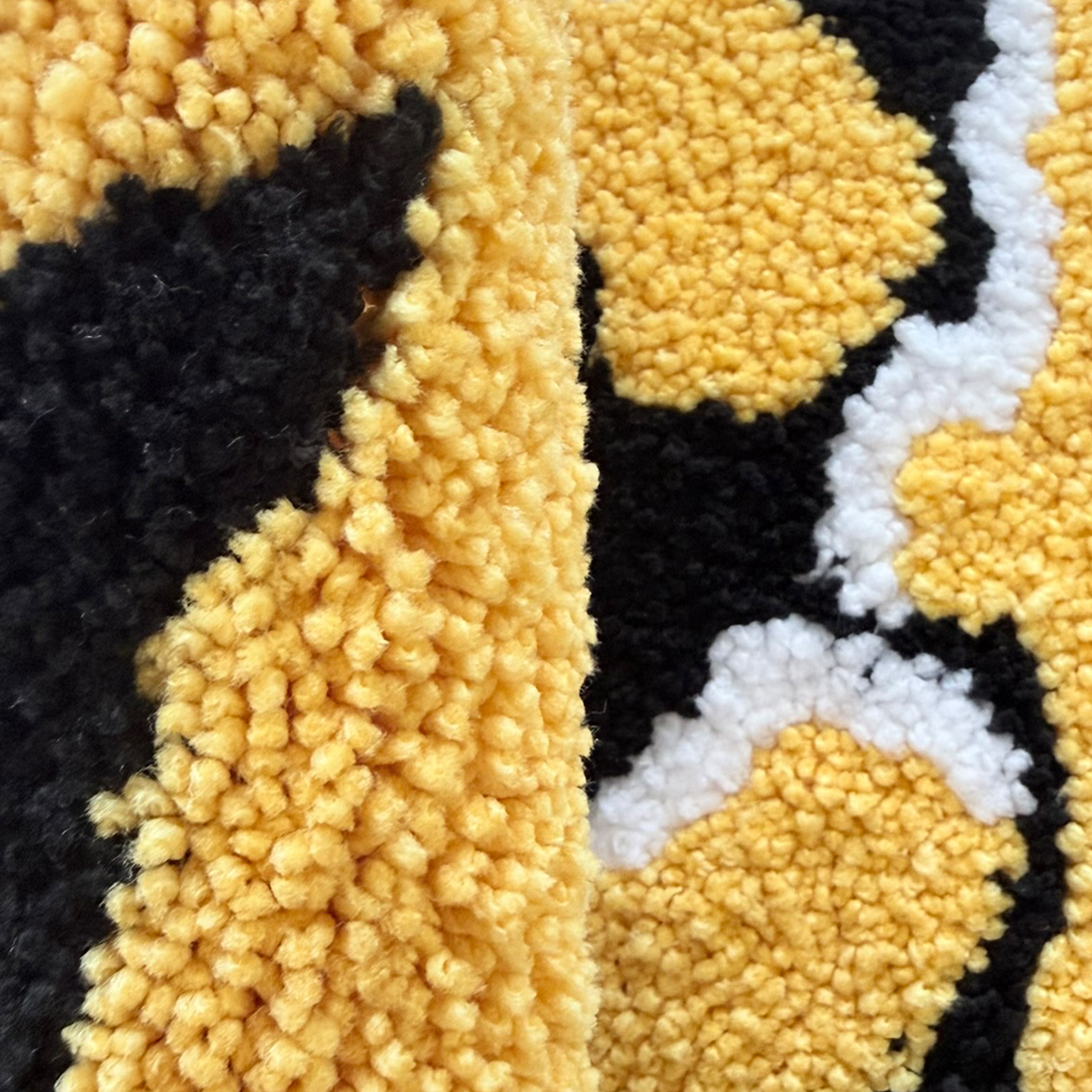 GET RICH Money Design Tufted Rug, Dollar Cash Stack Irregular Shaped Fluffy Floor Mat, Non Slip Absorbent Doormat for Bedroom Entryway Home Decor