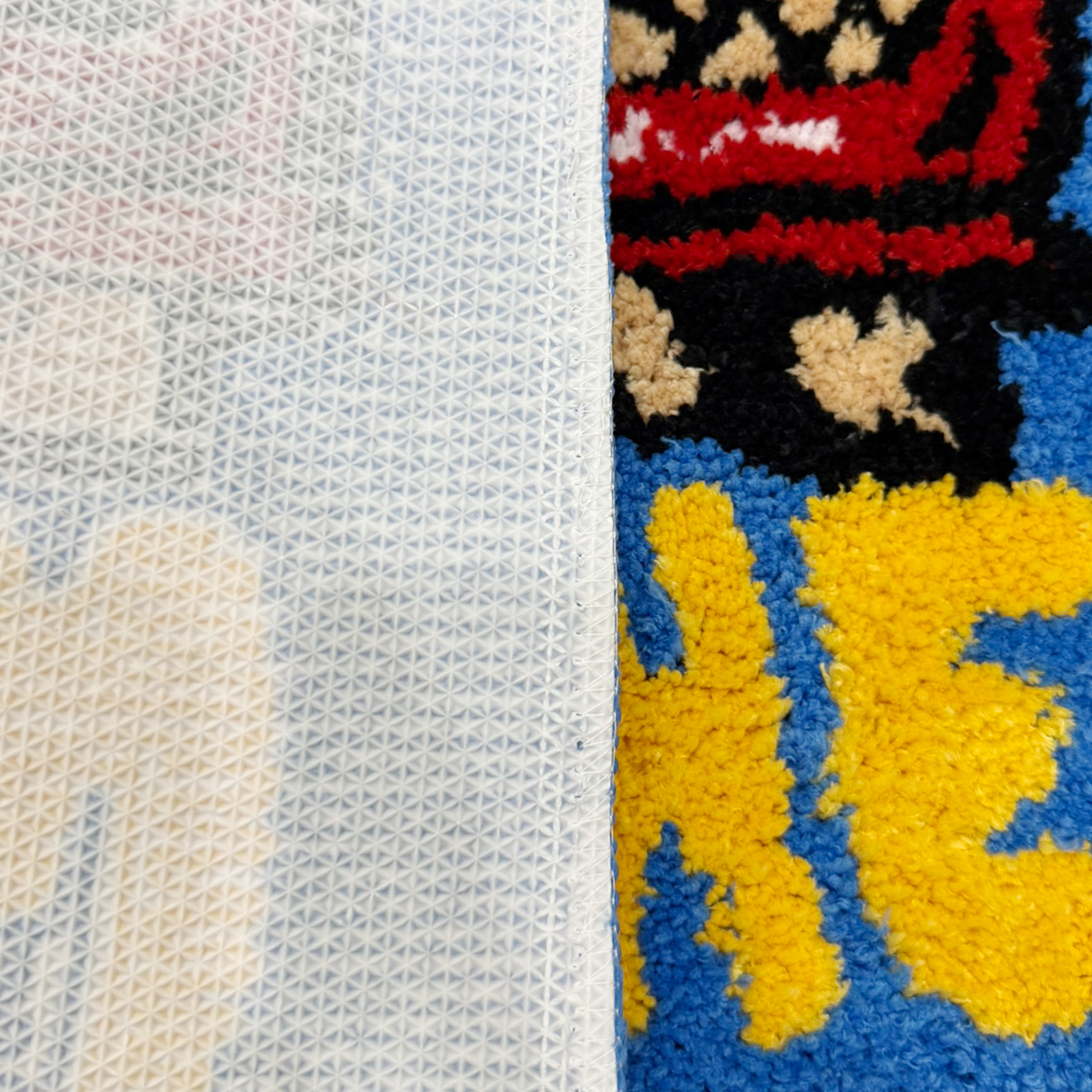 Rectangle Tufted Blue Living Room Rug Lie Machine Design Bathroom Rug Soft Bedroom Cloakroom Bathroom Mat Floor Pad Aesthetic