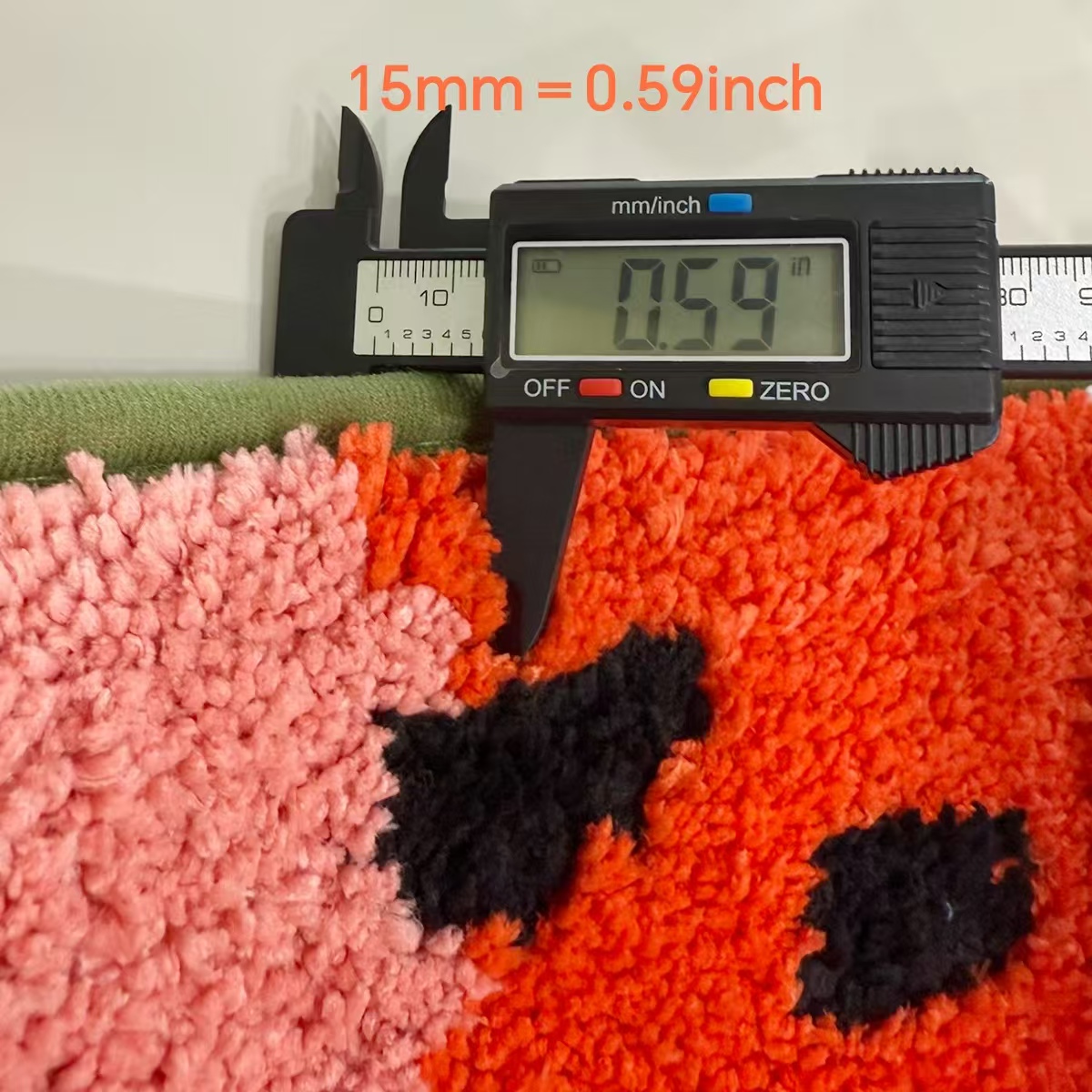 Holiday Tufting Watermelon Bathroom Mat Soft Fluffy Fruit Bedroom Carpet Bathmat Area Floor Pad Doormat Aesthetic Home Room