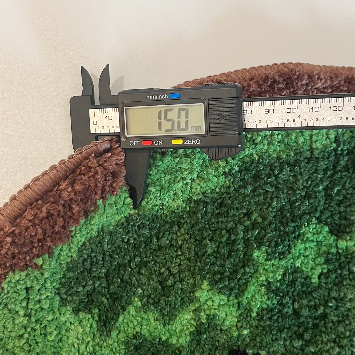 Tufting Oval Kiwifruit Entrance Mat Bathmat Living Room Carpet Anti-Slip Bedside Rug Soft Bedroom Floor Pad Aesthetic Home Decor