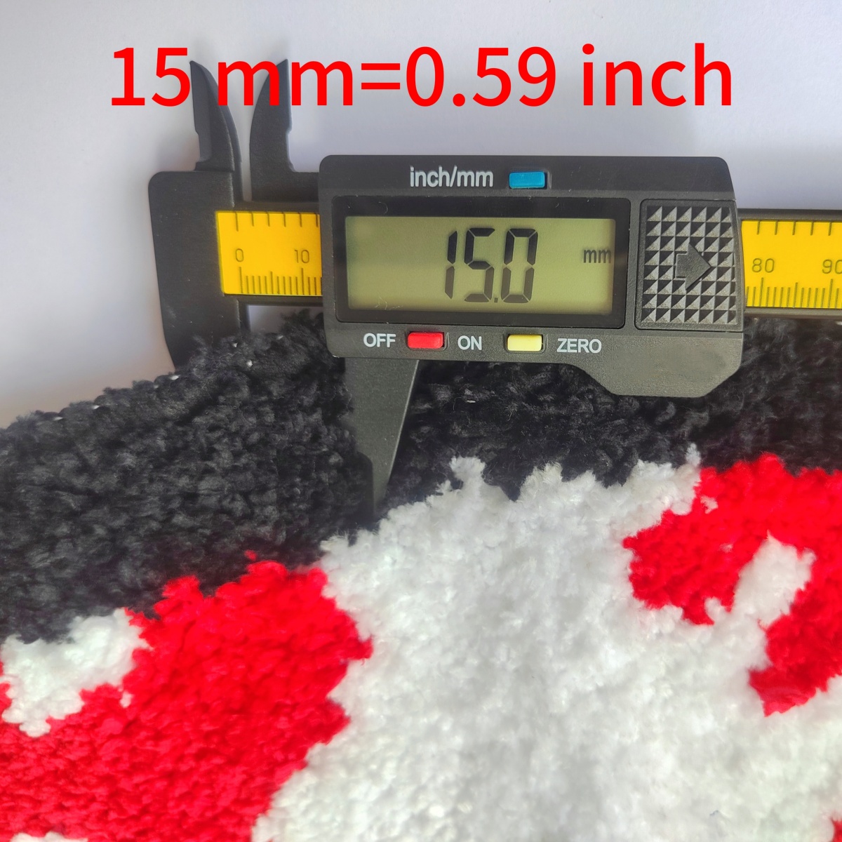 Bursting Eyeball Handmade Tufted Rug Doormat Fluffy Tufted Soft Area Rug Circular Thickened Antislip Carpet Living Room Bedroom