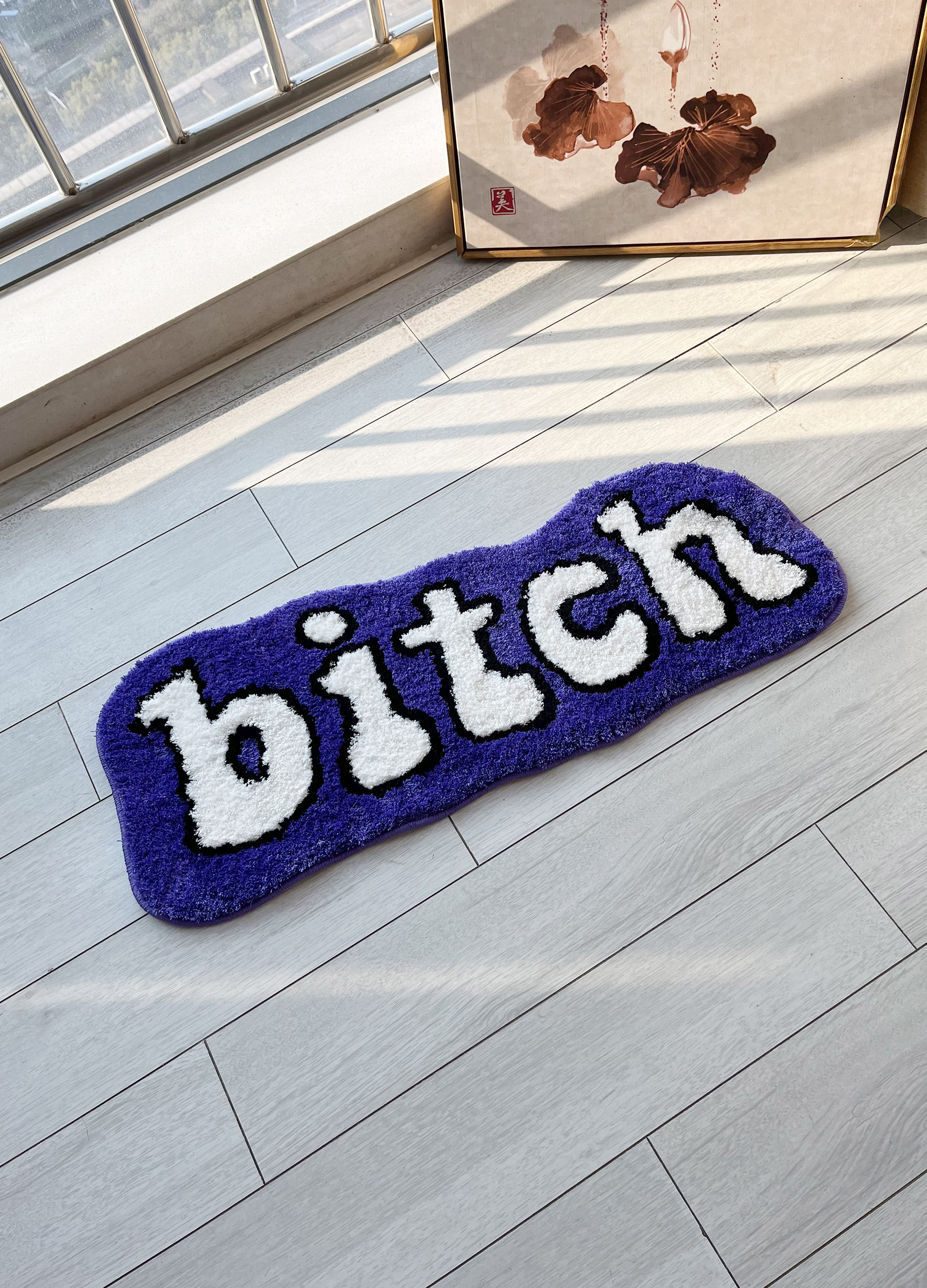 Purple Bitch Rug