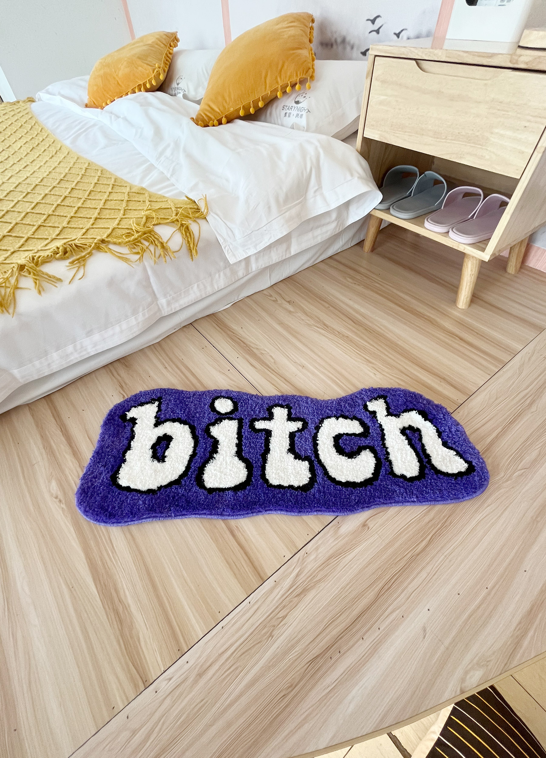 Purple Bitch Rug