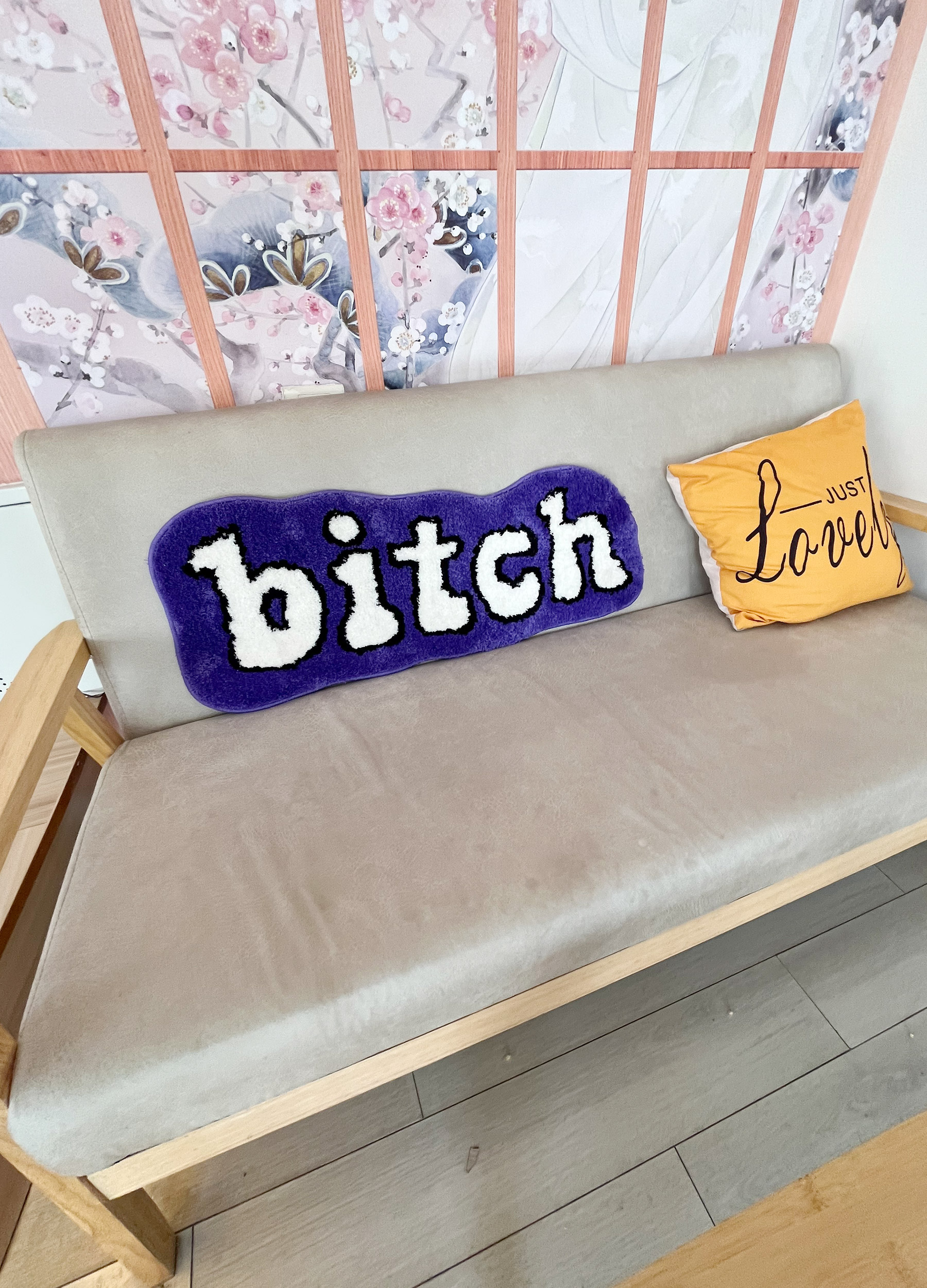 Purple Bitch Rug