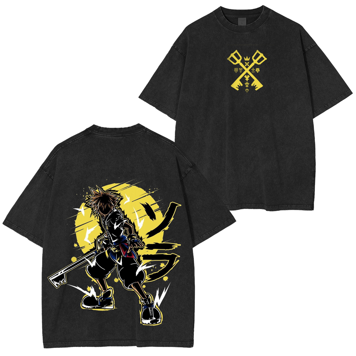 Kingdom Hearts Unisex Washed T-shirt/Crewneck/Hoodie
