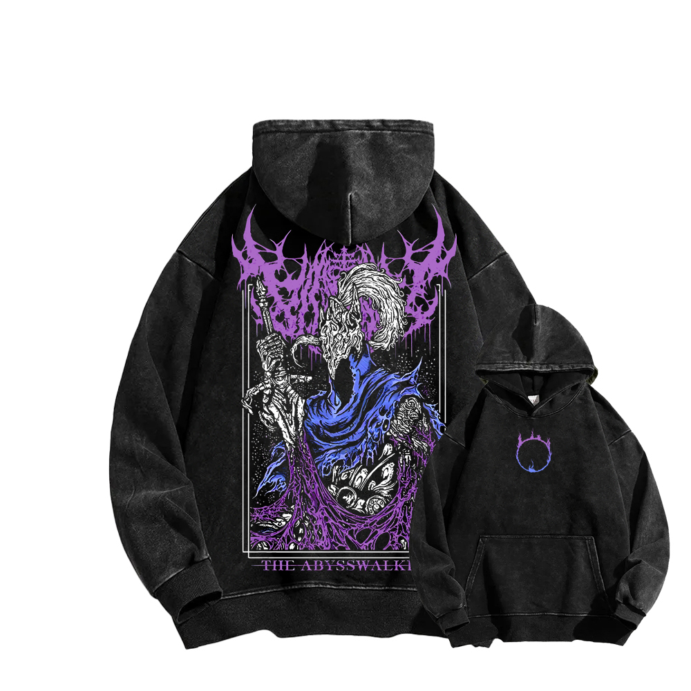 Dark Souls  Casual Washed Hoodies 2506023615