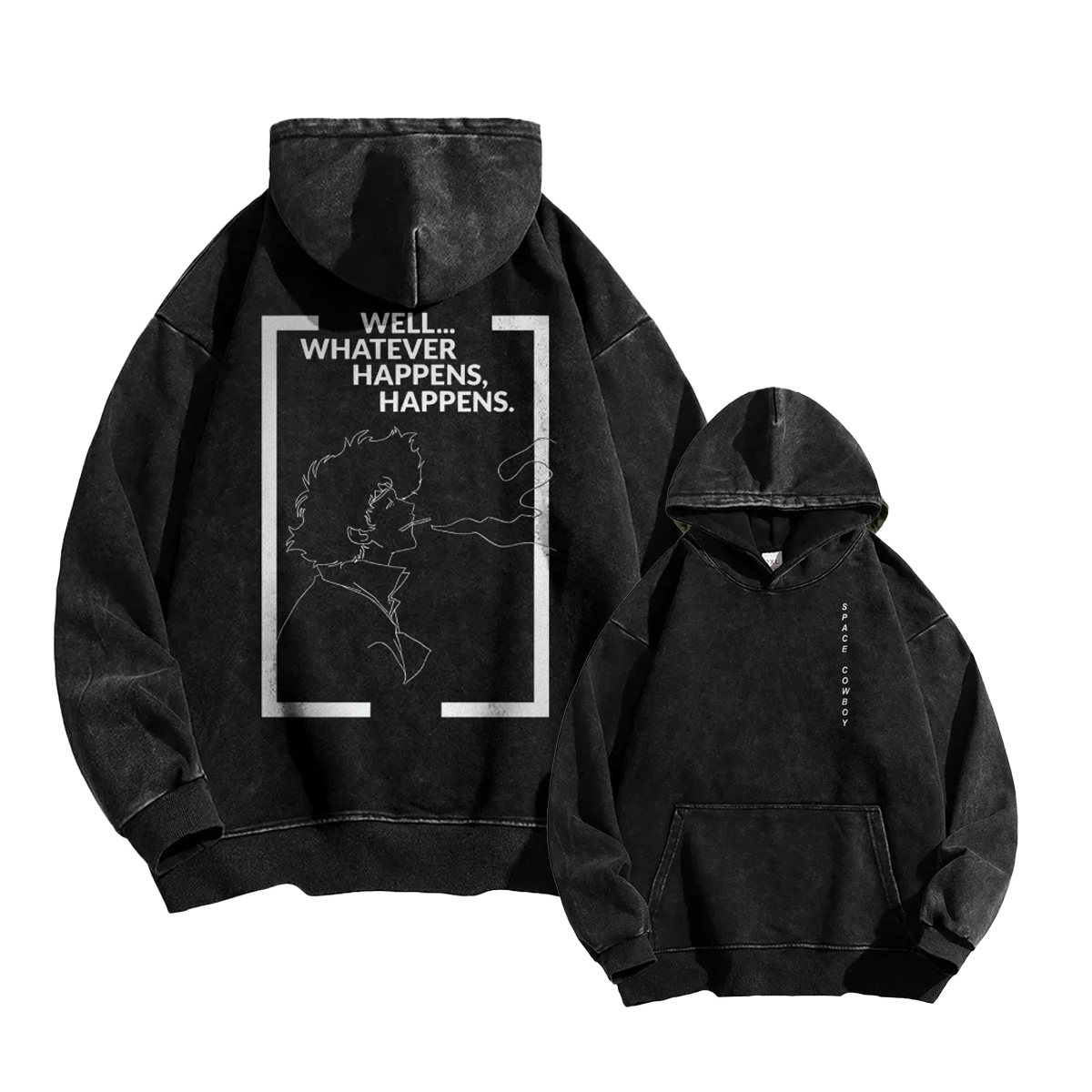 Cowboy BebopCasual Washed Hoodie
