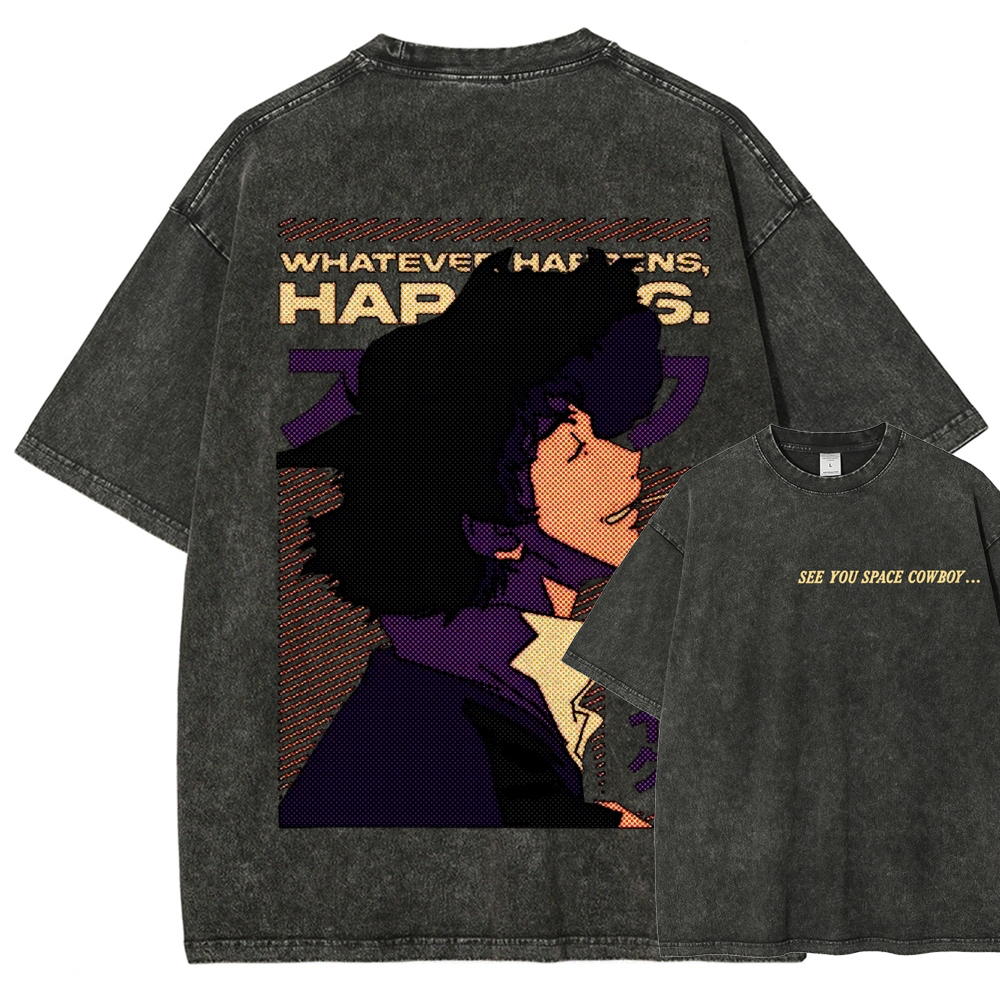 Cowboy Bebop Unisex Fit Washed T-Shirt 2501009476