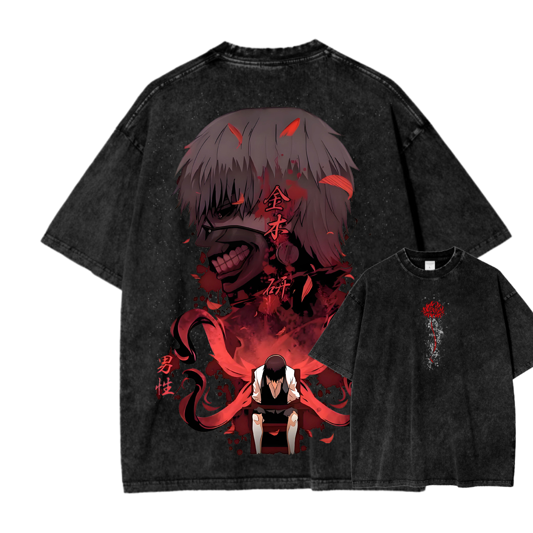 Tokyo Ghoul Unisex Fit Washed T-Shirt 2505002568
