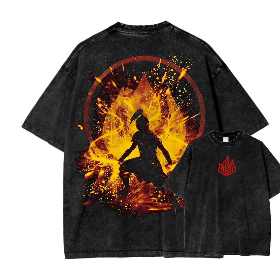 Avatar: The Last Airbender Unisex Fit Washed T-Shirt 2505008386
