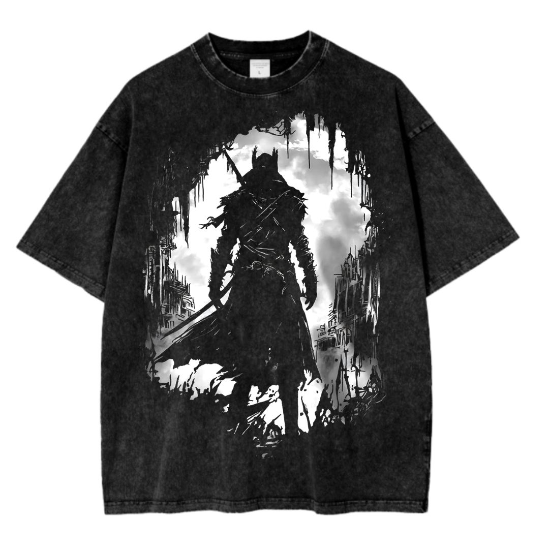 Blood BorneUnisex Fit Washed T-Shirt 2506021549