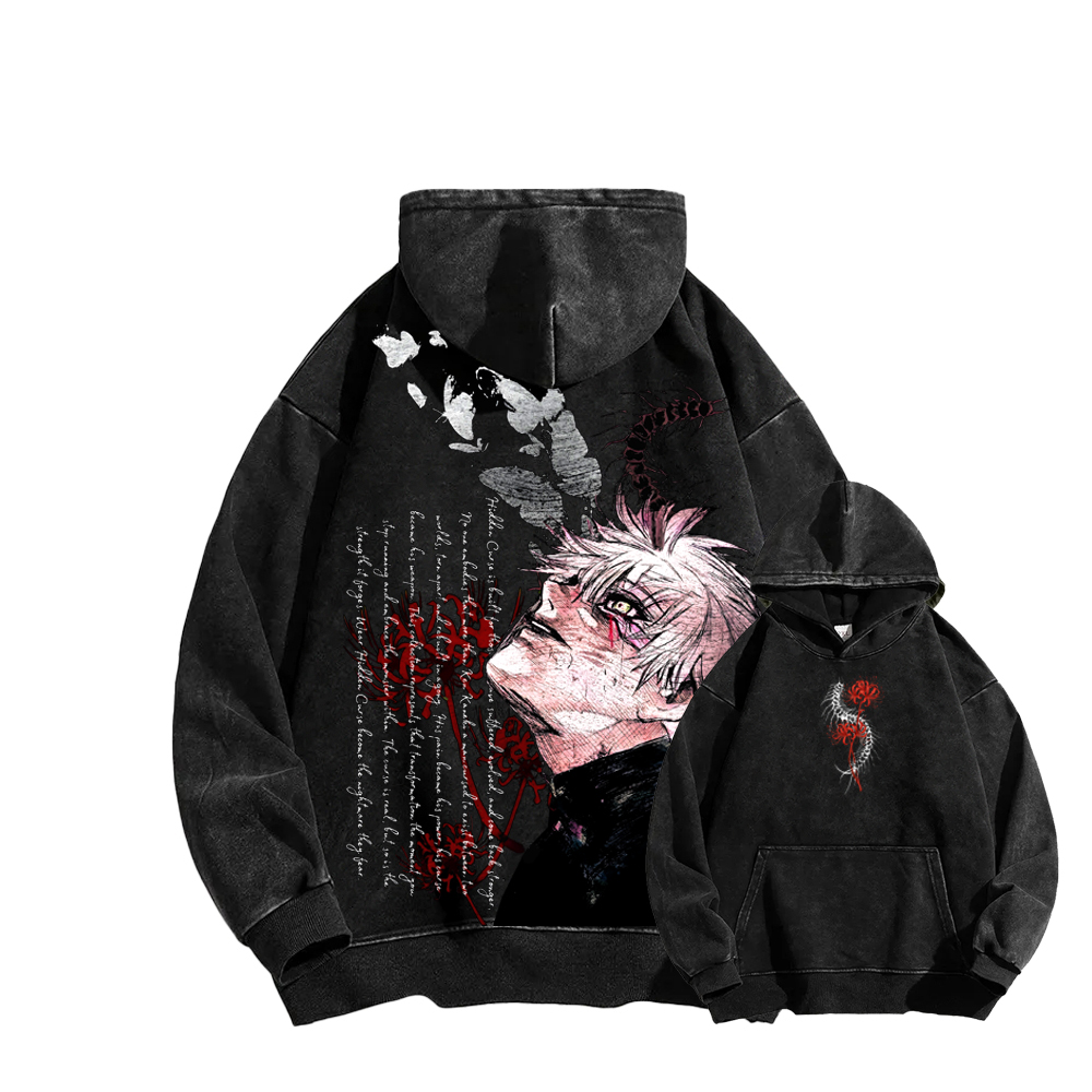 Tokyo Ghoul Casual Washed Hoodies 2506023997