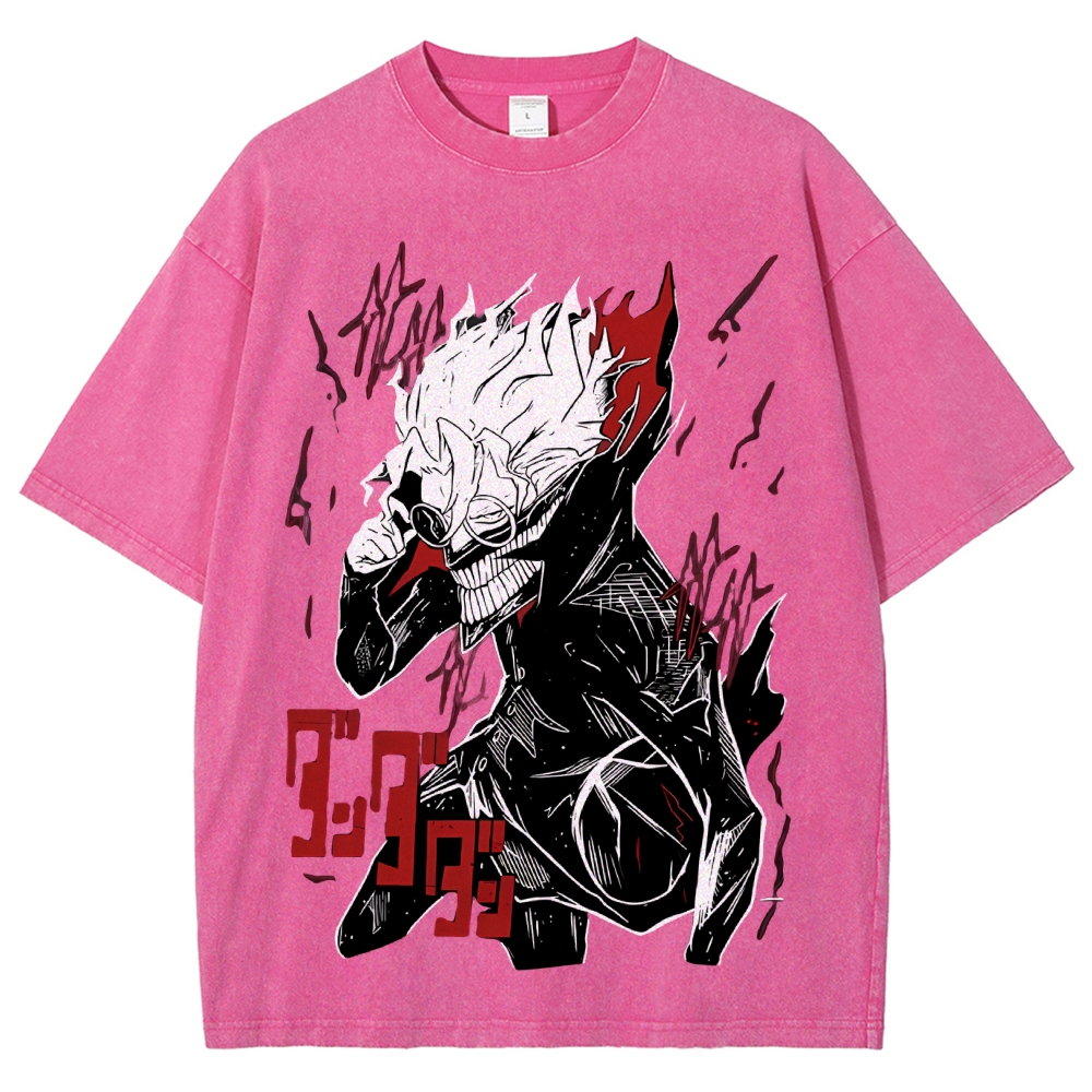 Dandadan Vintage Snowflake Washed T-Shirt