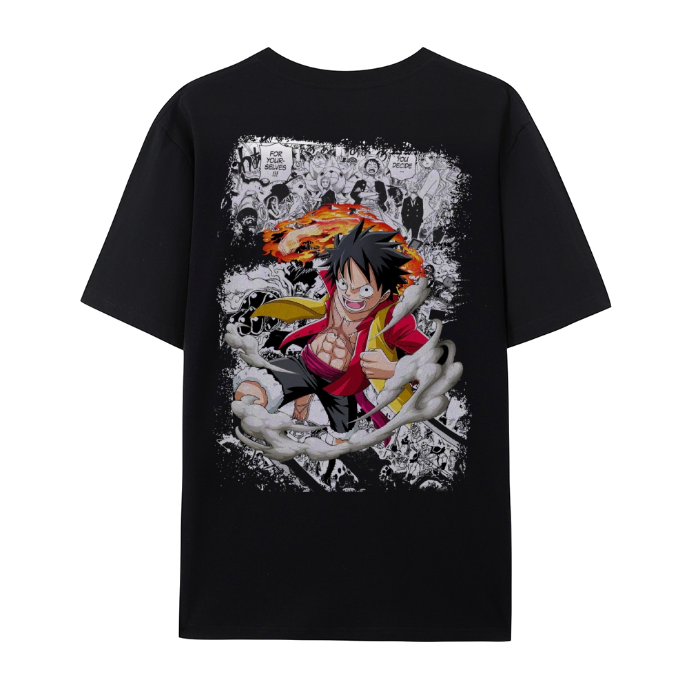 One Piece Luffy Manga Tee Streetwear