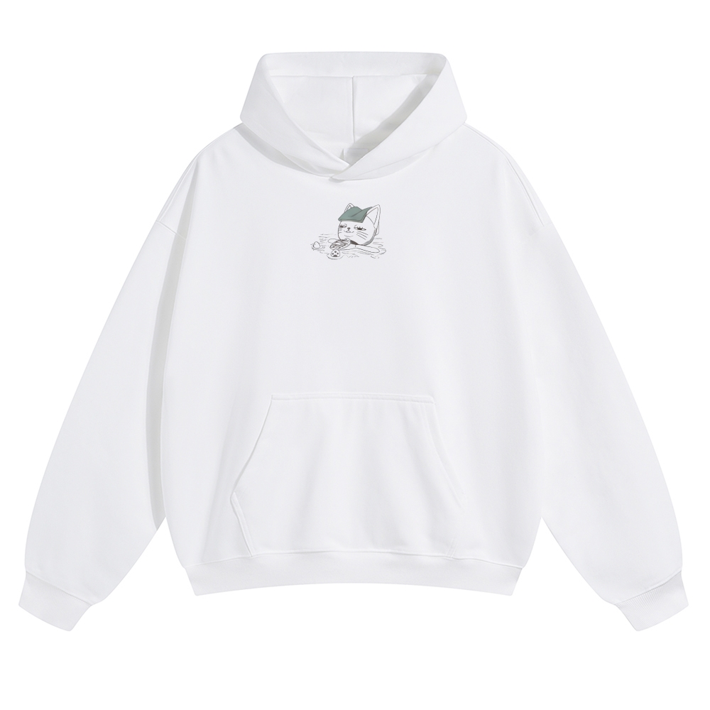 Turbo Granny Solid Color Hoodie